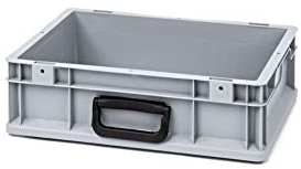 PROREGAL Eurobox NextGen Portable Uno | HxBxT 12x30x40cm | 11 Liter | Eurobehälter, Transportbox, Transportbehälter, Stapelbehälter