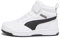 PUMA Puma Rebound V6 Mid Ac+ Ps, Zapatillas Unisex niños, Puma White Puma Black, 28 EU