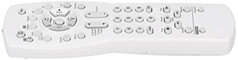 Telecomando Sostitutivo per Tv Telecomando Abs Bianco Tv Dvd Vcr Aux o Video Media Center Controller di per Serie Av 3‑2‑1