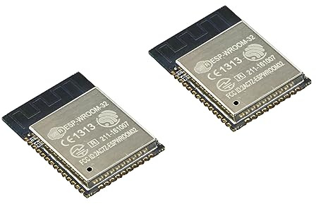TECNOULAB 2 pezzi ESP-WROOM-32 ESP32 ESP-32S ESP-32 Bluetooth e WIFI Dual Core CPU DOIT