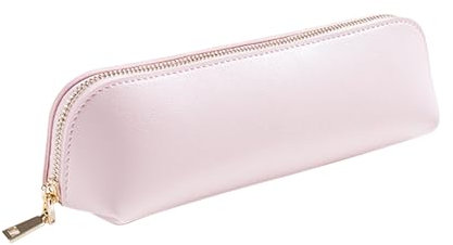 KRYMSON 1 Stück Gouache-Leder-Federmäppchen, Schmales Federmäppchen, Einfaches Federmäppchen, Damen-Federmäppchen, Kawaii-Federmäppchen, Langes Federmäppchen