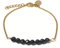 LAVISA 8 Perlen Edelstein Armband - 4mm Perlen - Echte Naturstein Perlen | Kristallperlen, Heilsteine | Onesize mit Verlängerung (Obsidian)