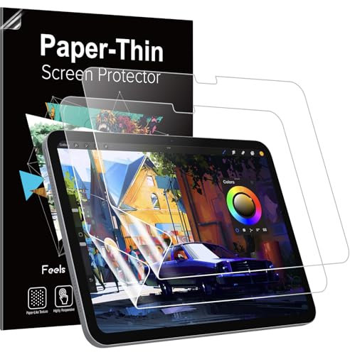 MoKo 2 Pezzi Pellicola Protettiva di Carta per Nuovo iPad PRO 11 5a Gen M4 2024, Protezione dello Schermo Scrivere e Disegnare Come su Carta Pellicola Pet Opaca Anti-Griflesso e Anti-Graffio