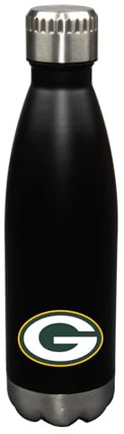 NFL Green Bay Packers Water Bottle Glacier Black (17oz/500ml)