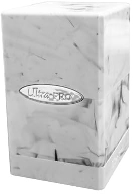 Kartenbox Ultra Pro - Marble Satin Tower (White/Black)