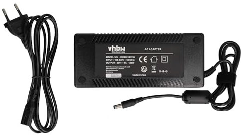 vhbw alimentatore compatibile con Acer Travelmate 291LMi, 301XCI, 291LCi, 290, 3000, 2700 notebook - 200 cm, 120 W