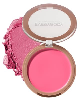 EVERYBODY LONDON Cremiges Rouge 6,5 g Cream Blush für einen frischen Alltags-Teint für alle Hauttypen, Hochpigmentiert Vegan und Tierversuchsfrei, Cherry on Top