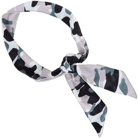 Warmhm Verstellbares Sportstirnband Camouflage Schweißableitendes Lauf und Fitness Haarband für Damen Herren Atmungsaktives Trainingsstirnband mit Weichem Material Vielseitig für Yoga