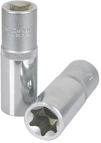 KS Tools 1/2' Torx-E-Stecknuss, lang, E22, auf Hänger