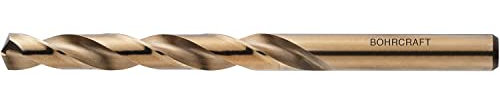 Bohrcraft 11400100500 Spiralbohrer DIN338RN HSS Co5 Zylinderschaft Bohrer ø 5,0 mm
