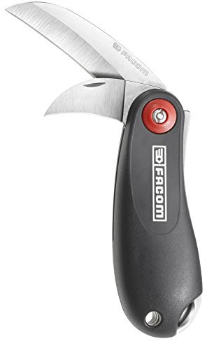 FACOM SC.640180 - Coltellino da elettricista, in acciaio Inox