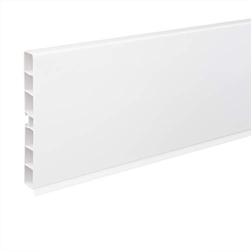 DQ-PP Plinthe en PVC, livrée avec accessoires, 150 mm