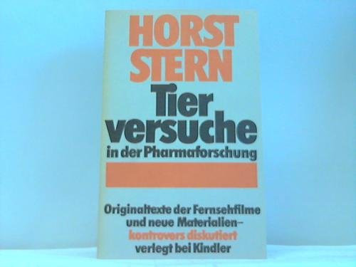 Tierversuche in der Pharmaforschung. mit 31 Fotos im Text.
