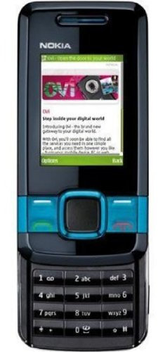 Nokia 7100 Supernova Téléphone portable Glissière Ecran 2,5 Bluetooth mp3 Appareil photo 1,3 Mpix Radio FM Bleu