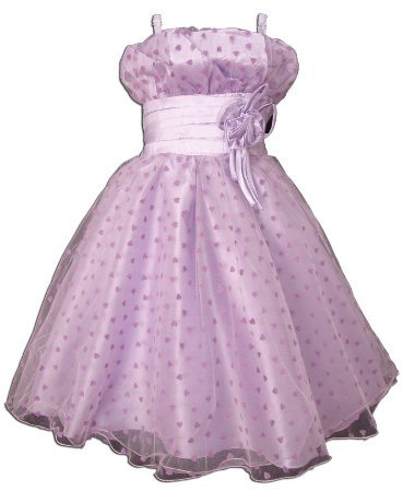 Cinda Damigella d'Onore Lilla 5-6 Anni