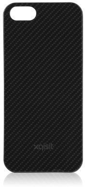 Xqisit iPlate Carbon schwarz für iPhone 5
