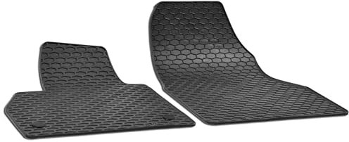 Walser DirtGuard Gummi Fussmatten Auto für Renault Kangoo 2008-2021, Mercedes-Benz Citan 11/2012-2021, 100% passgenaue Auto Fußmatten, robuste Universal Fußmatte Auto, Gummimatten Auto