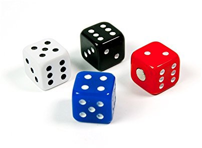 Trendform Verschiedene beliebte Form Büromagnete-Würfel (1 Satz 4), Metall, Silver, 25 x 10 x 3 cm