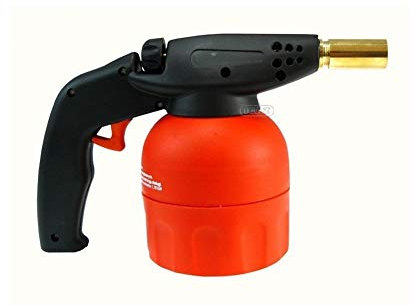 TrAdE Shop Traesio Torcia Saldatore BRUCIATORE CANNELLO Ricaricabile con Cartuccia A Gas BUTANO