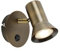 QAZQA karin - Applique murale avec interrupteur Moderne - 1 lumière - L 80 mm - Bronze - Design,Moderne,Rétro - Éclairage intérieur - Salon I Chambre I Cuisine I Salle à manger