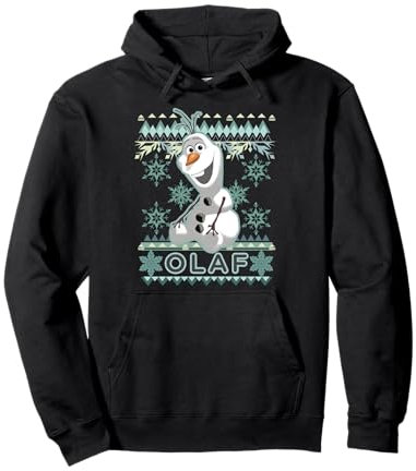 Disney Frozen Olaf Ugly Christmas Sweater Graphic Hoodie