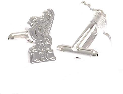 Liverpool Fc Silver Plated Formed Cufflinks LB In Gift Box
