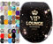 Sanilo Toilet Seat, Great Range of Colorful Toilet Seats, Stable Hinges, Easy to Mount (VIP-Lounge)