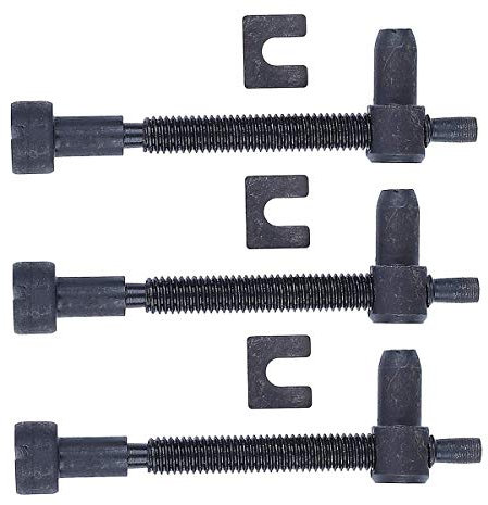 Hippotech Paquete de 3 tornillos tensores de ajuste de cadena para motosierra Husqvarna 61 66266268272281288162181 281XP 501537101
