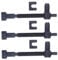 Hippotech Pack of 3 Chain Adjuster Tensioner Screw for Husqvarna 61 66 266 268 272 281 288 162 181 281XP 501537101 Chainsaw