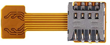 ZIRAN Adaptateur Micro SD Hybride Double Double Carte SIM pour Extension de téléphone Android Nano Mic
