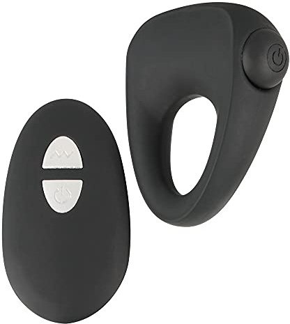 ORION Vibro-Penisring - eng anliegender Cock-Ring mit Fernbedienung für Männer, mit 10 Vibrationsmodi, Erektions-Intensivierung, schwarz