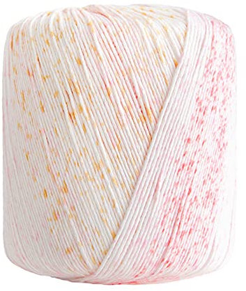 Vistoso Ovillos De Yarn Para Crochet Hilo De Algodon Crochet Ovillos De Algodon Para Ganchillo De Yarn Se Utilizan En Ropa De Punto, Sombreros, Calcetines, Bolsos, Juguetes, Etc. [133M, 41# Pink]