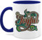 Tasse Tassen 325ml - Weihnachtstasse Weihnachten - Joyful - 325 ml - Dunkelblau - merry merry christmas weihnachtsmotiven weihnachtliche weihnachts weihnachtsmotive x-mas chrismas swiateczne