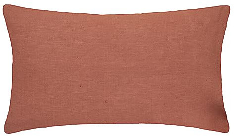 Atmosphera - Kopfkissenbezug Linah - Terrakotta - Leinen gewaschen 50x70 cm - Terrakotta