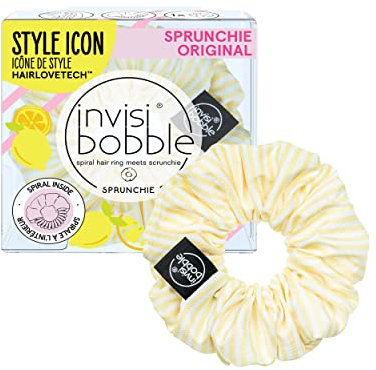 Invisibobble Haargummi Fruit Fiesta #GNTM I 1x Scrunchie Gelb Weiß Gestreift Für Mädchen & Damen I Scrunchies Pastellfarben I Designed Im Herzen Münchens
