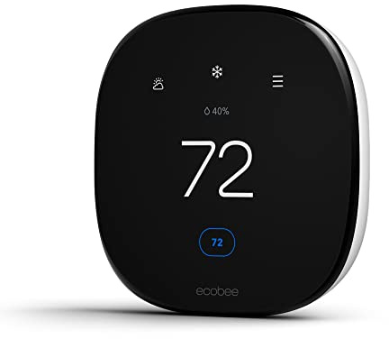 ecobee Smart Thermostat Enhanced - Programmable Wifi Thermostat - Works with Siri, Alexa, Google Assistant - Energy Star Certified - Smart Home
