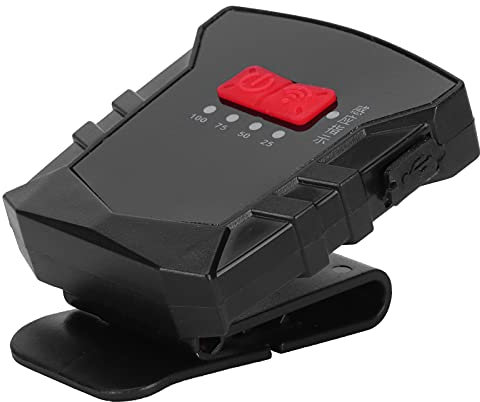 Dpofirs Clip-On-Cap-Lampe, USB Wiederaufladbares LED-Flutlicht, Cap-Hut-Licht mit Hellem Licht Zum Angeln, Reparieren, Camping, Klettern, Jagen,