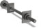 UK RADIATORS- Talus - Natural Pewter Radiator Wall Stay - Sturdy Support Bracket for Radiators - Easy Installation - Durable and Reliable - Enhance Safety and Stability of Your Heating System