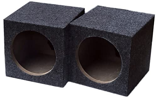 Plauauyt Single 6.5-Inch Speaker Box Universal Sealed Speaker Boxes Car Speaker Box Car Subwoofer Boxes for Car Music Pair