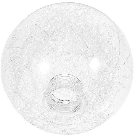 UPKOCH Remplacement Des Globes Lumineux Extérieurs Abat-jour Pour Lampadaires Couvercle De Plafonnier En Verre Couvercle De Lampe Suspendue Accessoire Lumières Globe Sphérique G9 Un Verre
