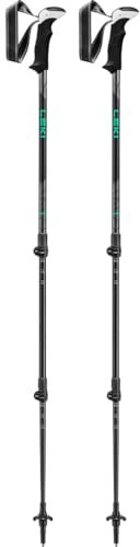 Leki Khumbu Pro Wanderstöcke, Black-Dark Anthracite-Genoa, 110-145cm