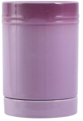 Dxcaicc Support d'ustensiles de Cuisine en céramique pour comptoir de Cuisine, Organisateur de Rangement Stable pour Peinture dégradée avec bac de vidange,Violet