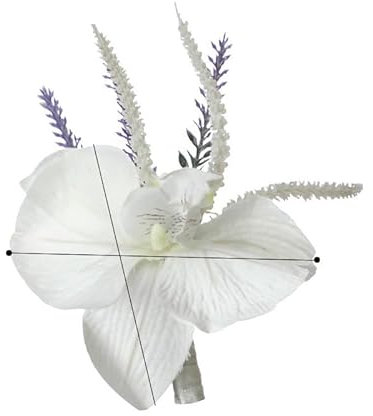 Schmetterling Orchidee Neue Hochzeit Brautstrauß Brautjungfer Hand Künstliche Blume Dekor Home Party Blumenstrauß (Corsage 2 Stück)