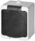 Miratic Presa Esterna da Muro con Coperchio Presa Schuko Esterno 2 Poli + Terra Colore Nero-Bianco Finitura Opaca IP54 Presa a Muro Alta Resistenza e Sicurezza (presa singola)