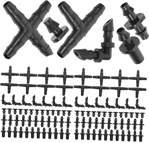MERRYHAPY Conectores De Manguera Para Riego Por Goteo De Rápida Kit De Reparación Resistente Roturas y Deformaciones