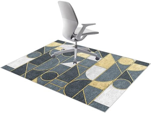 Tehocwiz Alfombrilla para Silla de Oficina Gaming Protector de Suelo, Alfombras Gaming Oficina Suelo Alfombras para Sillas de Ruedas, Chair Mat, Alfombra Silla Ruedas Gaming Oficina 100 x 140 cm