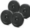 KK Vinyl Weight Plate Set. For 1 Inch Barbell Bar Dumbbells Weight Disc Pair. 2 x 2.5kg, 5kg or 10kg Barbell Weight Plates. Dumbbell Plates for Home or Gym Training or Weightlifting. (4 x 5kg = 20kg)