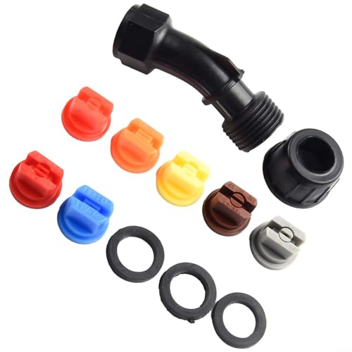 EffiFish Garden Spray Nozzle Set Spraying Spray Nozzle 110 Degree Flat Fan Shape With 1.6mm Aperture For Backpack Sprayer