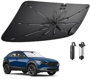 BIBIBO Compatible con Mazda CX-30 2019-2024 2025 Parasol Cubiertas Parasol Parabrisas Delantero Parabrisas Coche Parasol CX-30 Accesorios
