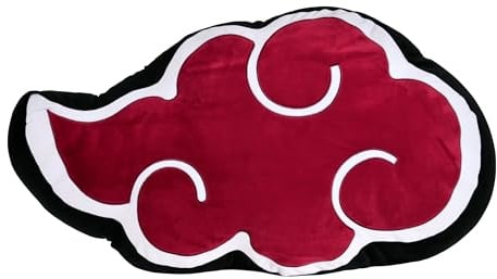 Elbenwald Anime - XXL Kissen 2er Bundle 60-70 cm One Piece Gomu Gomu & Naruto Akatsuki Geschnkidee für Anime Fans (Naruto - Akatsuki Itachi, 70 x 46 cm)